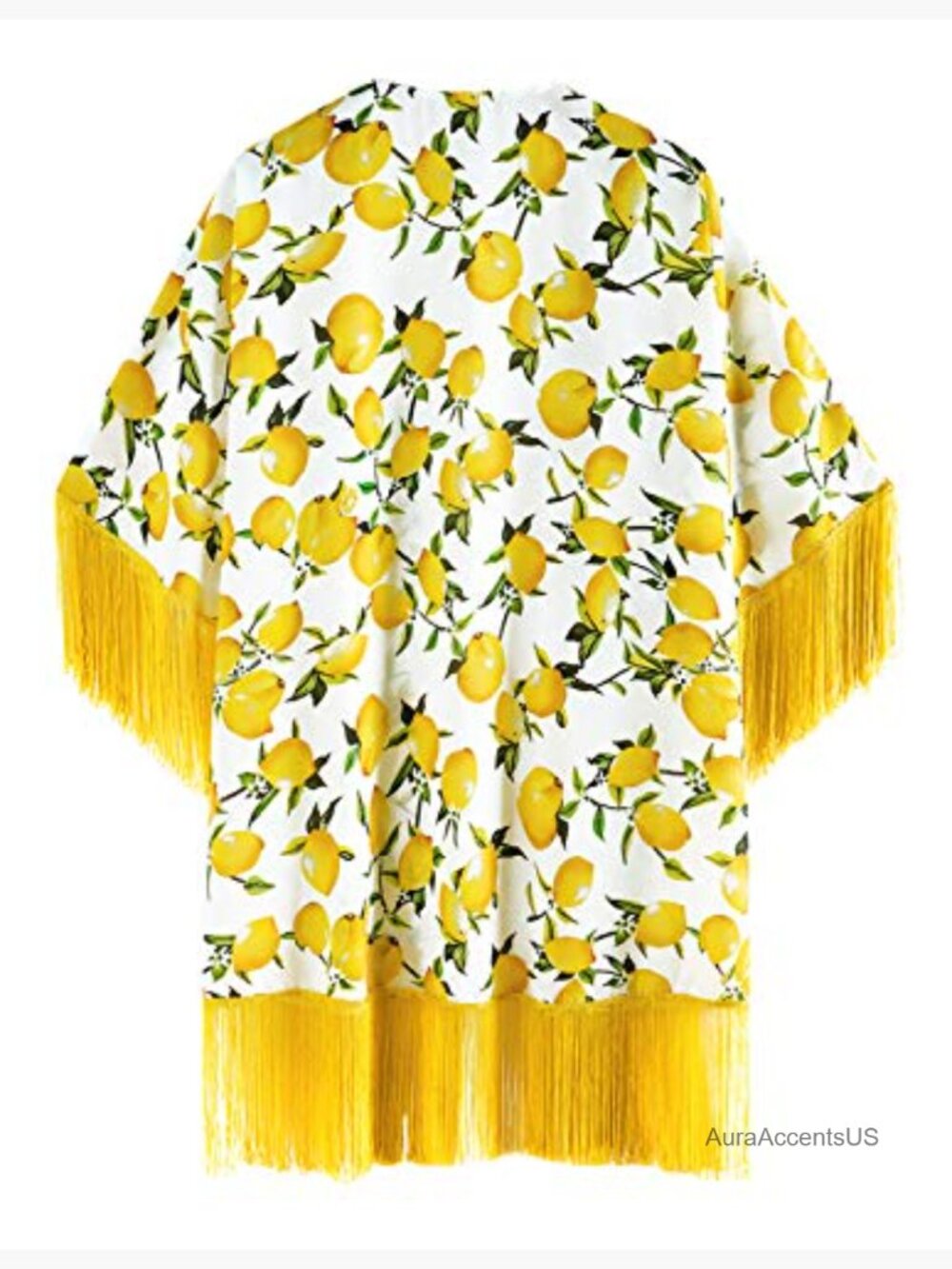 Sheer Chiffon Kimono Cardigan Cover Up Long Sleeve Loose Fit Beach Boho Top - Picture 3 of 4